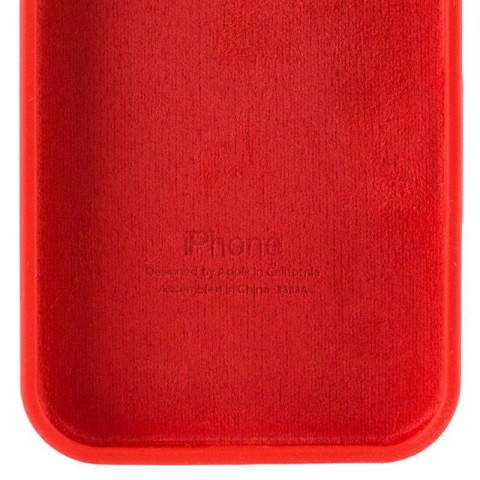 Чохол Silicone Case Full Protective (AA) для Apple iPhone 16e (6.1") Червоний / Red