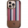 Шкіряний чохол Polo Santa Barbara Isaac для Apple iPhone 16 Pro (6.3") Champagne gold