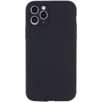 Чохол Silicone Case Full Camera Protective (AA) NO LOGO для Apple iPhone 12 Pro Max (6.7") Чорний / Black