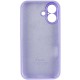 Чохол Silicone Case Full Camera Protective (AA) для Apple iPhone 16 Plus (6.7") Бузковий / Dasheen