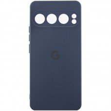 Чохол Silicone Cover Lakshmi Full Camera (AAA) with Logo для Google Pixel 9 Pro XL Темно-синій / Midnight blue