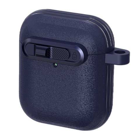 Футляр Frosted для навушників Airpods 1/2 Blue