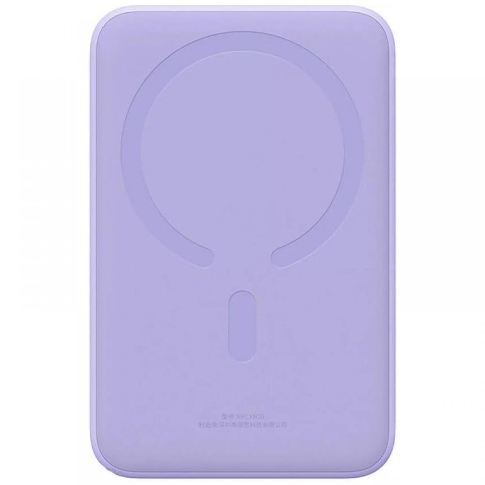 Портативний ЗП Power Bank Baseus Magnetic Mini OS 20W c БЗП 10000 mAh (PPCX110105) Purple