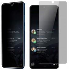 Захисне скло Privacy 5D (full glue) (тех.пак) для Samsung Galaxy A41 Чорний