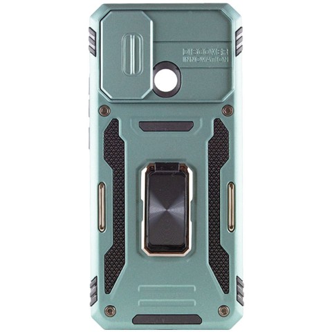 Ударостійкий чохол Camshield Army Ring для Xiaomi Redmi 10C Зелений / Light Green