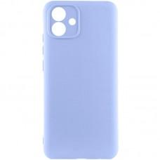Чохол TPU GETMAN Liquid Silk Full Camera для Samsung Galaxy A05 Бузковий / Light purple