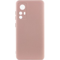 Чохол TPU GETMAN Liquid Silk Full Camera для Xiaomi 12T / 12T Pro Рожевий / Pink Sand