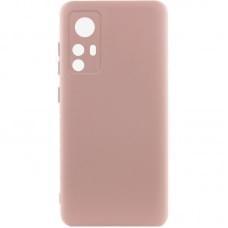 Чохол TPU GETMAN Liquid Silk Full Camera для Xiaomi 12T / 12T Pro Рожевий / Pink Sand