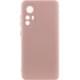 Чохол TPU GETMAN Liquid Silk Full Camera для Xiaomi 12T / 12T Pro Рожевий / Pink Sand