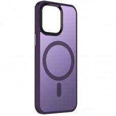 TPU+PC чехол Metal Buttons with MagSafe Colorful для Apple iPhone 13 (6.1")