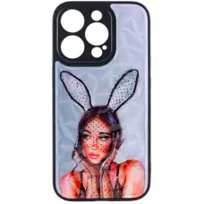 TPU+PC чохол Prisma Ladies для Apple iPhone 14 Pro (6.1") Rabbit