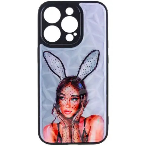TPU+PC чохол Prisma Ladies для Apple iPhone 14 Pro (6.1") Rabbit