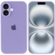 Чохол Silicone Case Full Camera Protective (AA) для Apple iPhone 16 Plus (6.7") Бузковий / Dasheen