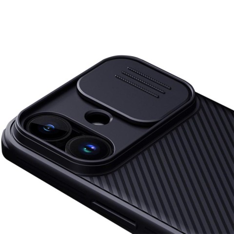 Карбонова накладка Nillkin CamShield Pro для Apple iPhone 17 (6.3") Black