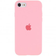 Чохол Silicone Case Full Protective (AA) для Apple iPhone SE (2020) Рожевий / Pink