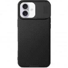 Карбонова накладка Nillkin CamShield Pro Magnetic для Apple iPhone 16 Plus (6.7") Black