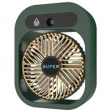 Настільний вентилятор Q8 з водяним охолодженням 1200 mAh Green