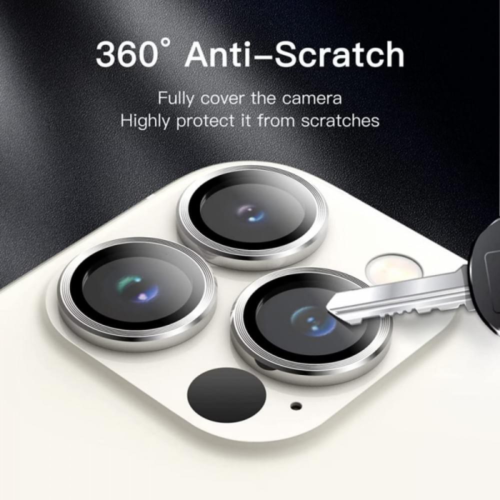 Защитное стекло Metal Classic на камеру (в упак.) для Apple iPhone 14 Pro (6.1") / 14 Pro Max (6.7")