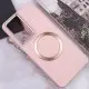 TPU чохол Bonbon Metal Style with MagSafe для Samsung Galaxy S24 Ultra Рожевий / Light Pink