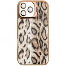 Чохол TPU+PC Wild Leopard with MagSafe and Lens для Apple iPhone 16 Pro Max (6.9") Brown
