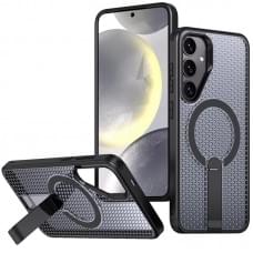 Чохол TPU Breeze with MagSafe stand для Samsung Galaxy S25 / S24 Black