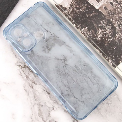 Чохол TPU Starfall Clear для Xiaomi Redmi 12C Блакитний