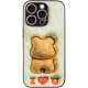 TPU+PC чохол Prisma Fluffie для Apple iPhone 16 Pro Max (6.9") Bear