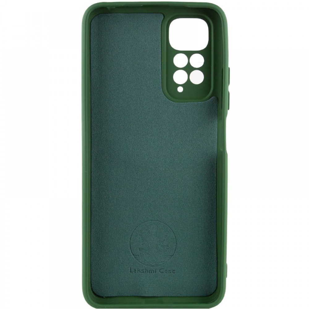 Чохол Silicone Cover Lakshmi Full Camera (AAA) для Xiaomi Redmi Note 11 (Global) / Note 11S Зелений / Cyprus Green