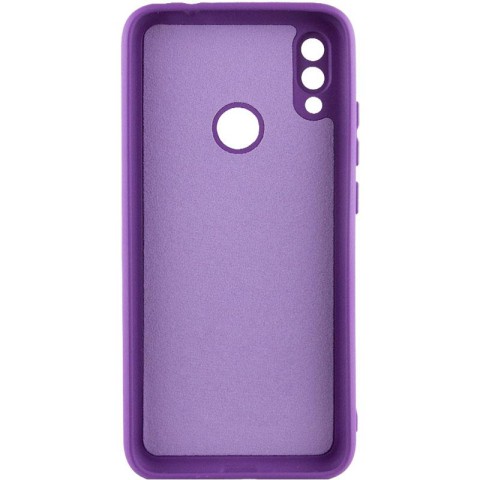 Чохол TPU GETMAN Liquid Silk Full Camera для Xiaomi Redmi Note 7 / Note 7 Pro / Note 7s Фіолетовий / Purple