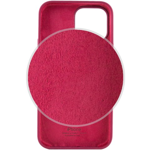 Чохол Silicone Case Full Protective (AA) для Apple iPhone 14 (6.1") Бордовий / Maroon