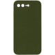 Чохол Silicone Case Square Full Camera Protective (AA) NOLOGO для Apple iPhone 7 plus/8 plus (5.5") Зелений / Dark Olive