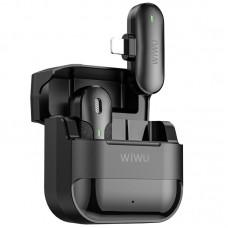 Петличний бездротовий мікрофон WIWU Wi-WM001 Wireless mini microphone (Type-C) Black