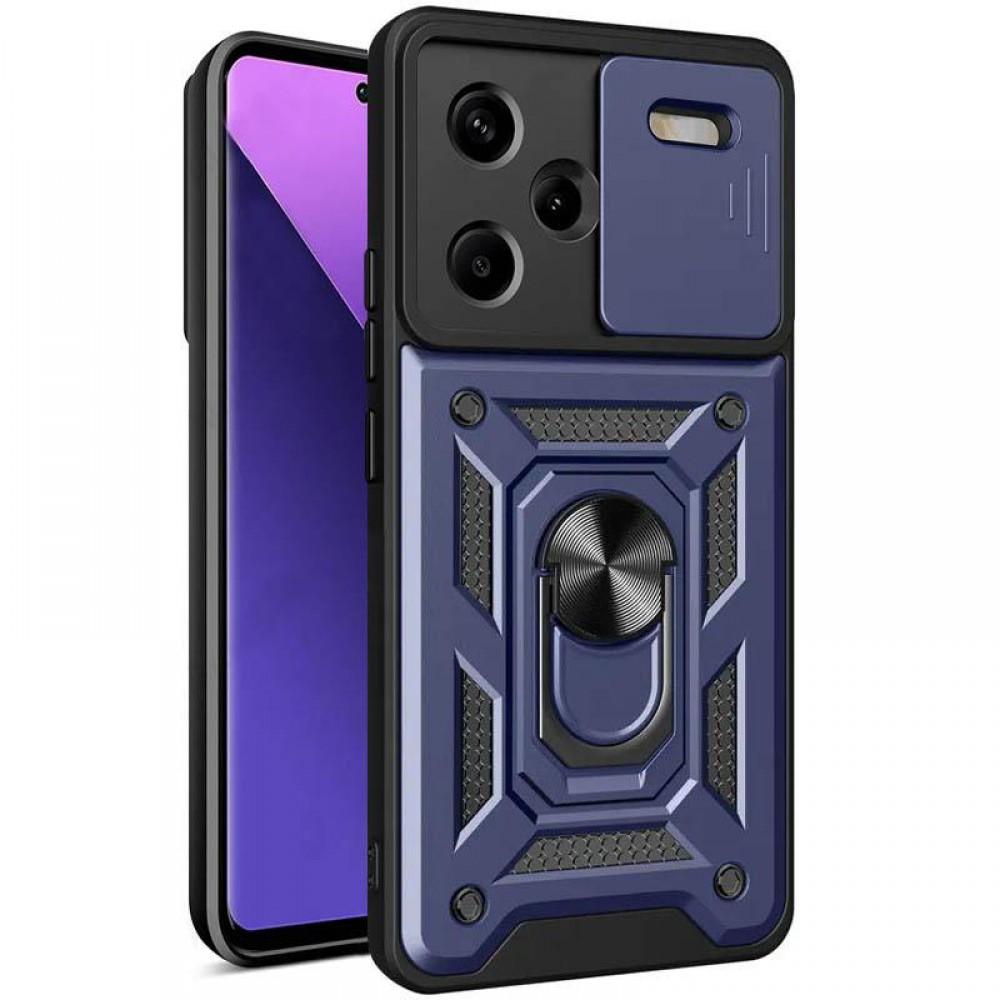 Чохол Ummi Camshield Serge Ring для Xiaomi Redmi Note 13 Pro+ Синій