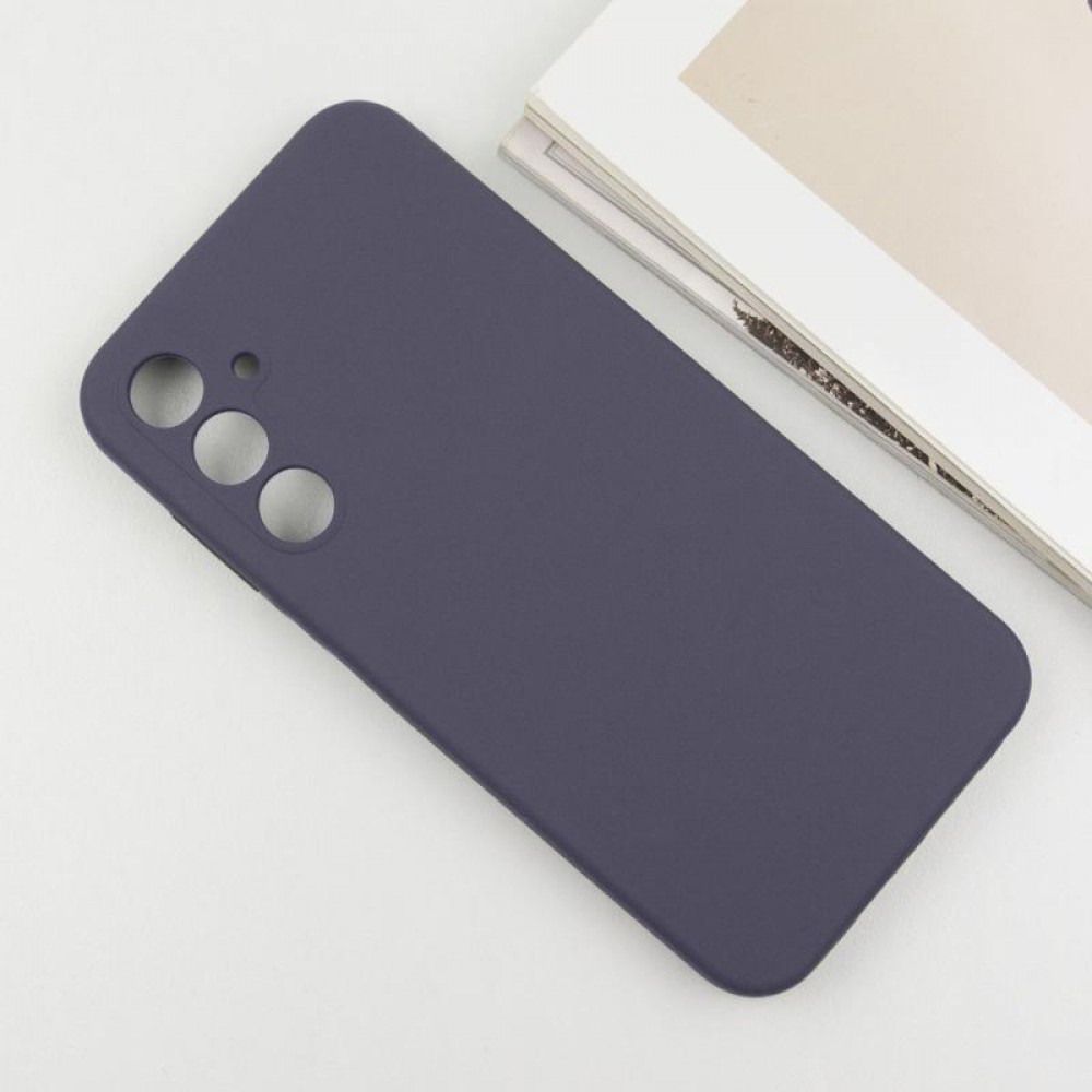Чохол Silicone Cover Lakshmi Full Camera (AAA) для Samsung Galaxy A56 5G Сірий / Dark Gray