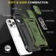 Ударостійкий чохол Camshield Army Ring для Apple iPhone 12 Pro / 12 (6.1") Оливковий / Army Green