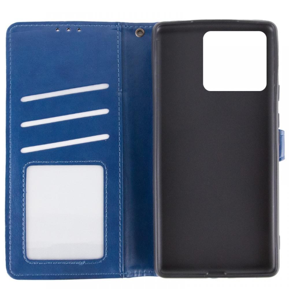 Кожаный чехол-книжка GETMAN Gallant (PU) для ZTE Blade A55 4G