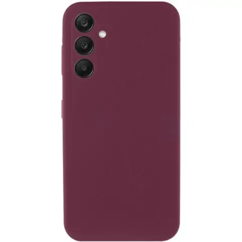 Чохол Silicone Cover Lakshmi Full Camera (AAA) для Samsung Galaxy S25 FE Бордовий / Plum