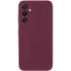 Чохол Silicone Cover Lakshmi Full Camera (AAA) для Samsung Galaxy S25 FE Бордовий / Plum
