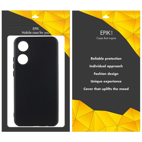 Чохол TPU Epik Black Full Camera для Oppo A58 4G Чорний