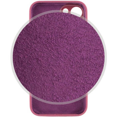 Чохол Silicone Case Full Camera Protective (AA) для Apple iPhone 15 (6.1") Бордовий / Plum