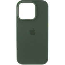 Чохол Silicone Case (AA) Logo with MagSafe для Apple iPhone 15 Pro (6.1") Зелений / Cyprus Green