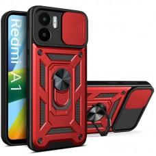 Ударостійкий чохол Camshield Serge Ring для Xiaomi Redmi A1 / A2 Червоний