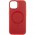 Чохол TPU+Glass Sapphire Midnight Open Camera with MagSafe для Apple iPhone 15 (6.1") Червоний / Red