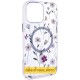 TPU+PC чохол Clear Garden with MagSafe для Apple iPhone 17 (6.3") Cherry Petal
