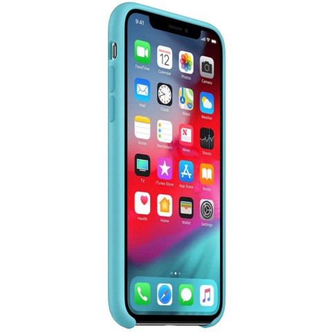 Чохол Silicone Case without Logo (AA) для Apple iPhone 11 Pro (5.8") Блакитний / Ice Blue