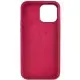 Чохол Silicone Case Full Protective (AA) NO LOGO для Apple iPhone 13 Pro (6.1") Бордовий / Maroon