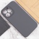 Чохол Silicone Case Full Camera Protective (AA) NO LOGO для Apple iPhone 15 Pro (6.1") Сірий / Dark Gray