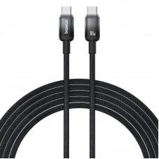 Дата кабель Baseus Discolor Series Fast Charging Type-C to Type-C 100W (1m) (P10374902) Cluster Black