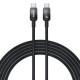 Дата кабель Baseus Discolor Series Fast Charging Type-C to Type-C 100W (1m) (P10374902) Cluster Black
