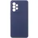 Чохол Silicone Cover Lakshmi Full Camera (AAA) для Samsung Galaxy A32 5G Темно-синій / Midnight blue